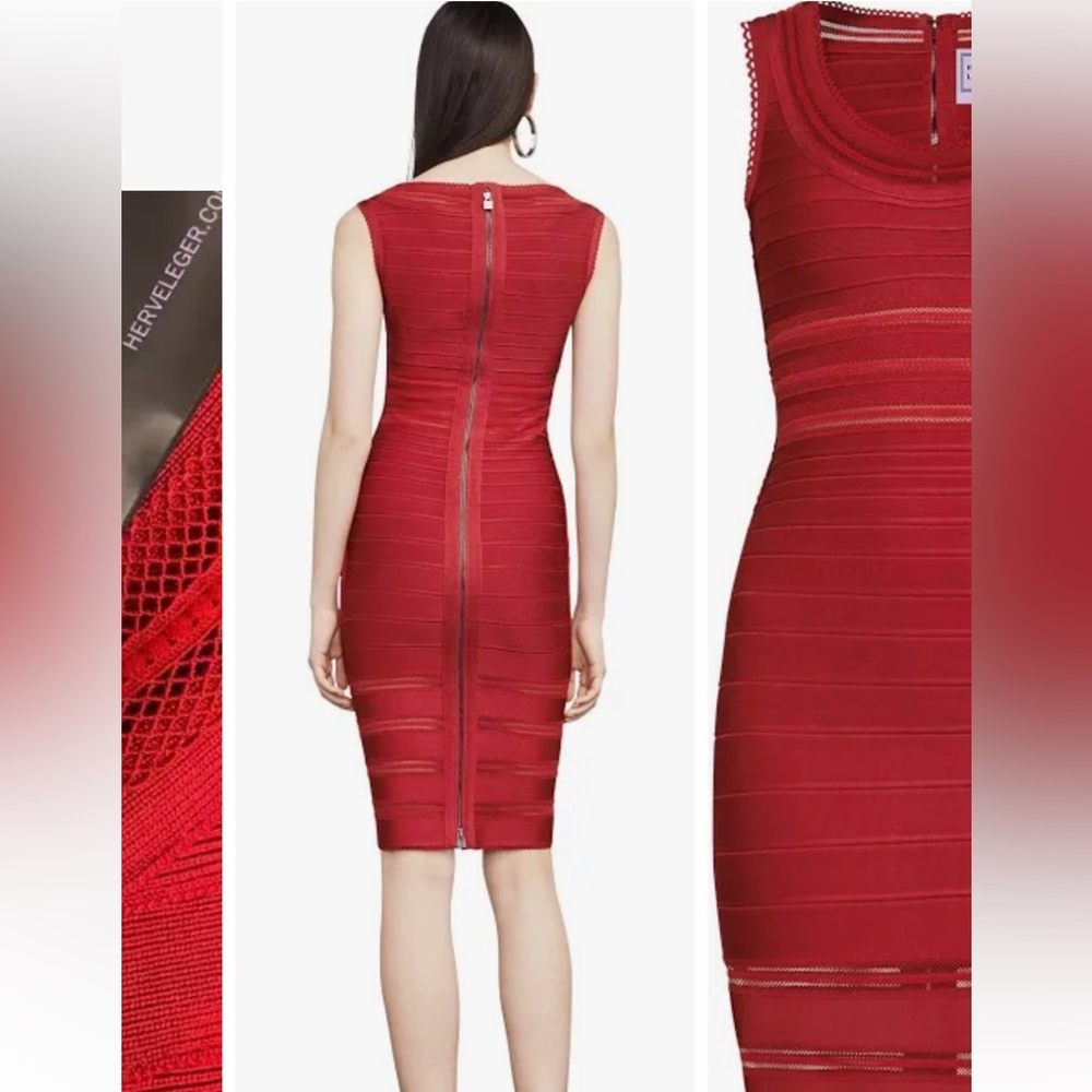Herve Ledger “Vida” Red dress - Picture 3 of 9